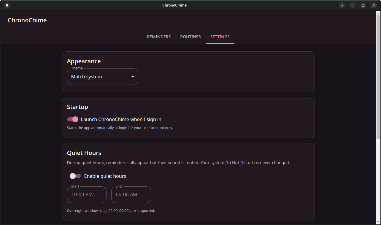 Main Interface